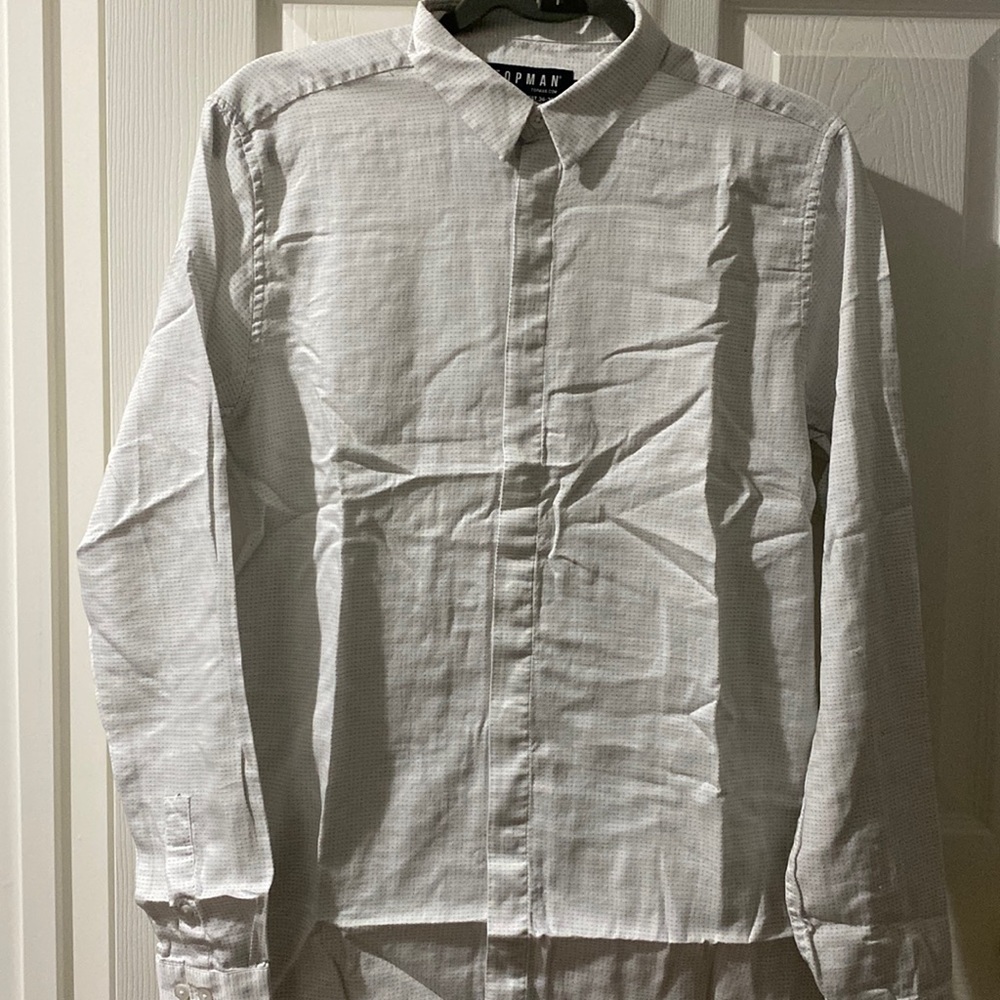 Topman. Men’s long sleeve button down. Size small